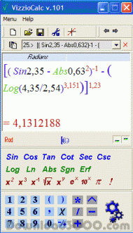 VizzioCalc Lite screenshot